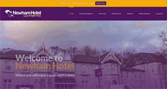 Desktop Screenshot of newhamhotel.com