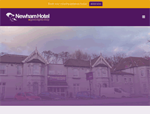 Tablet Screenshot of newhamhotel.com